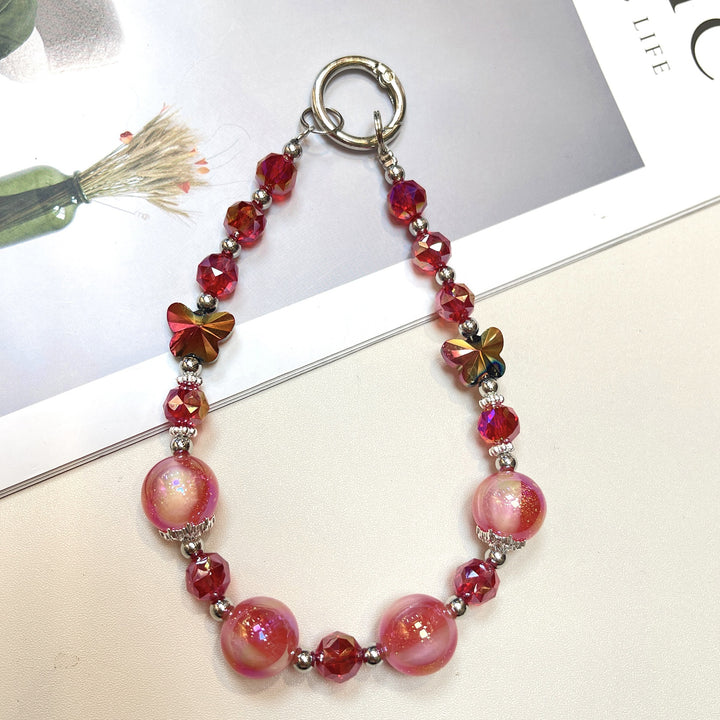 Decorative Beaded Charm Keychain Stornfield 1790135737