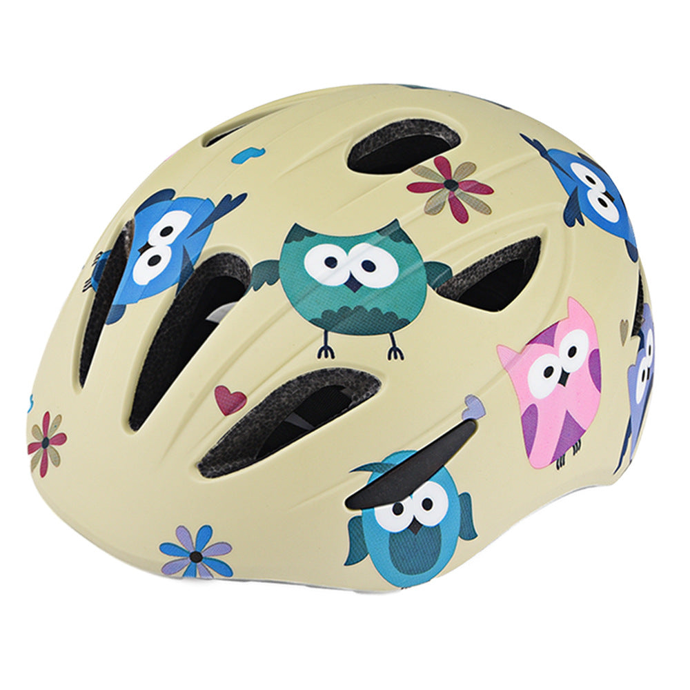 Children's bicycle helmet with enchanting owl design and optimal protection Stornfield