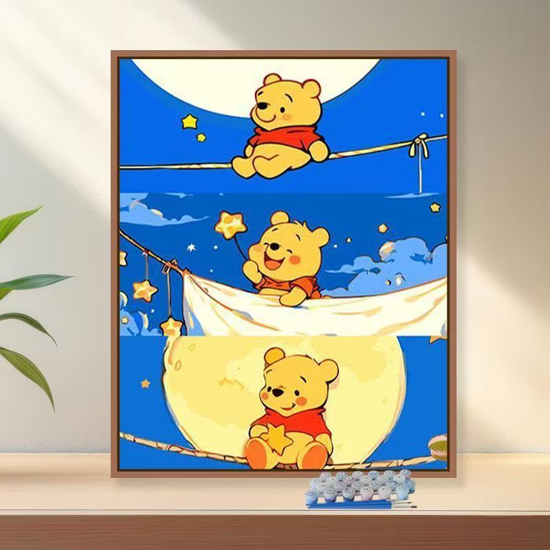 Whimsical Cartoon Bear Art Print Stornfield