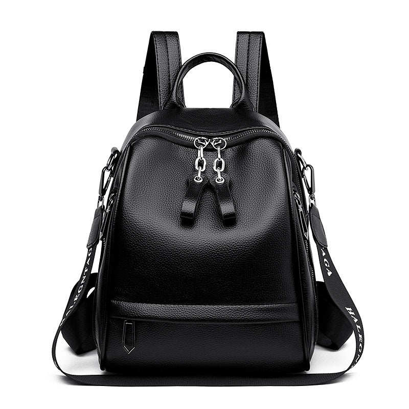 Premium Leather Convertible Backpack