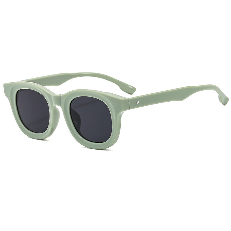 Women's Round Sunglasses with Stylish, Wide Plastic Frame Stornfield