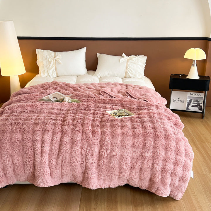 Ultra-Soft Textured Fleece Blanket Stornfield