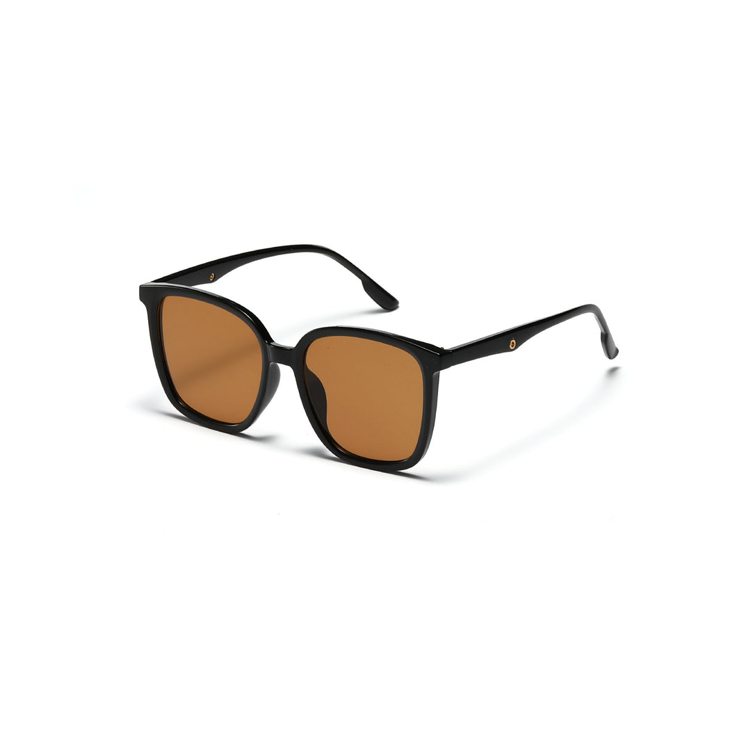 Women's stylish square sunglasses with clear frame and polarized lenses Stornfield