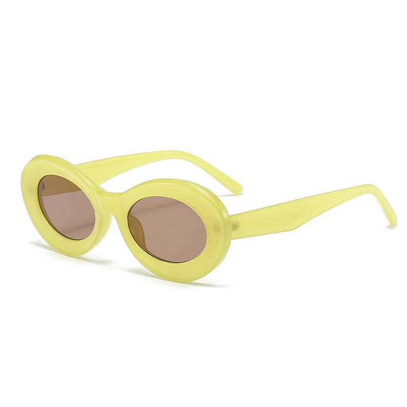 Women’s fashionable oval-shaped sunglasses with innovative design Stornfield