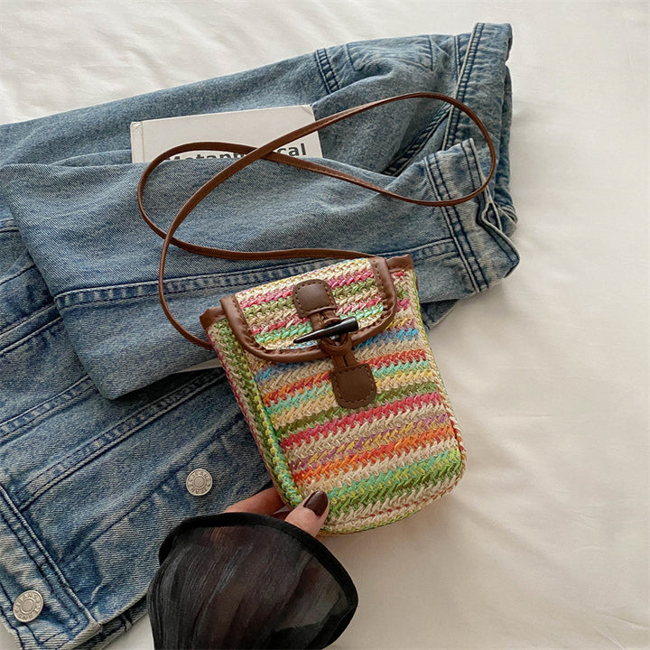 Colorful Woven Crossbody Bag Stornfield