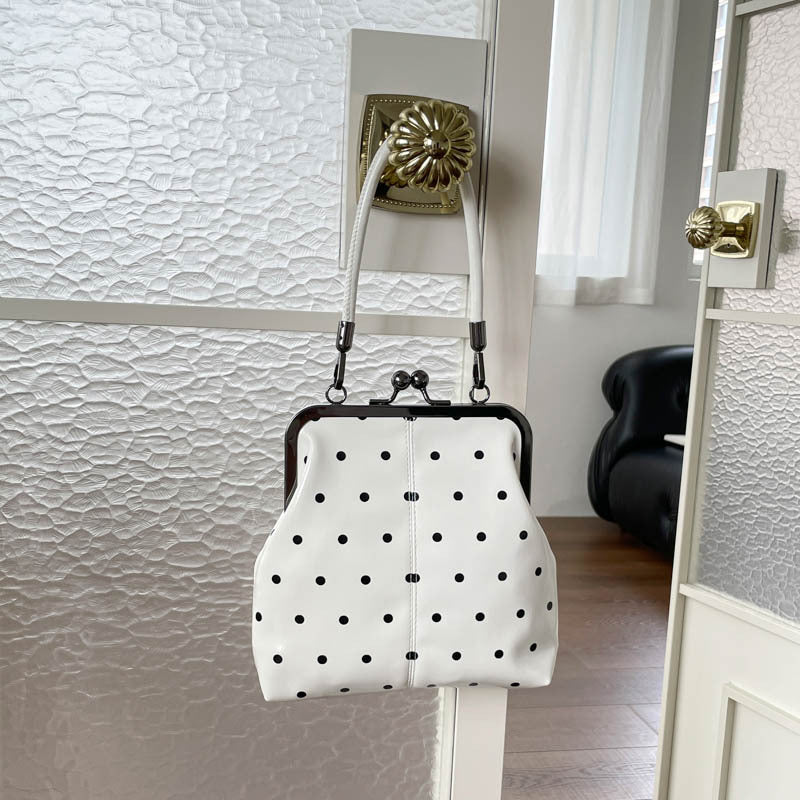 Polka Dot Vintage Handheld Purse
