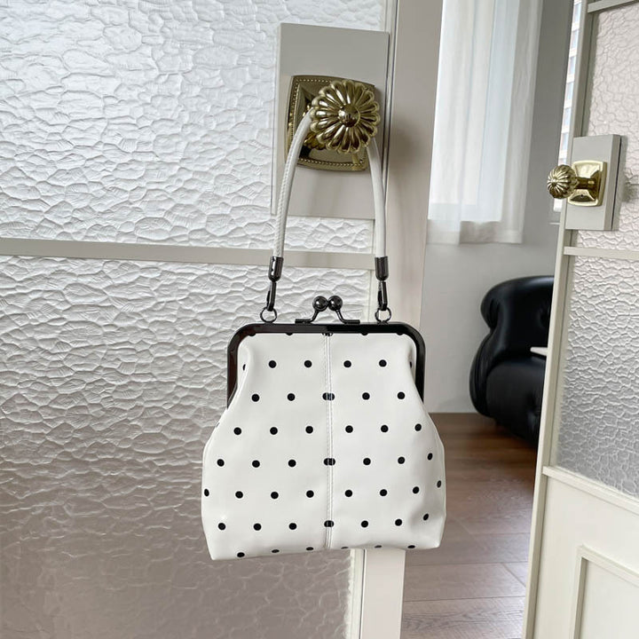 Polka Dot Vintage Handheld Purse