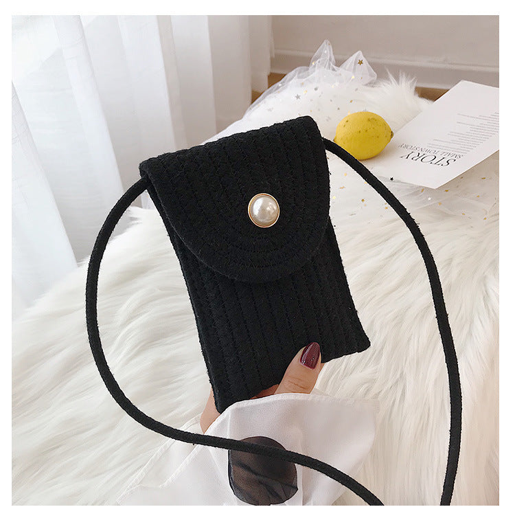 Handy bag in woven design Stornfield
