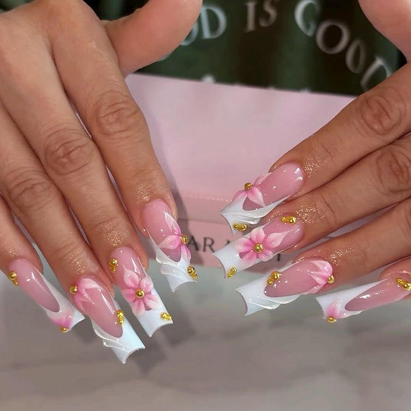 Elegant Decorative Press-On Nails Kit Stornfield