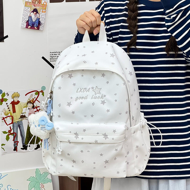 Star Patterned School Backpack Stornfield