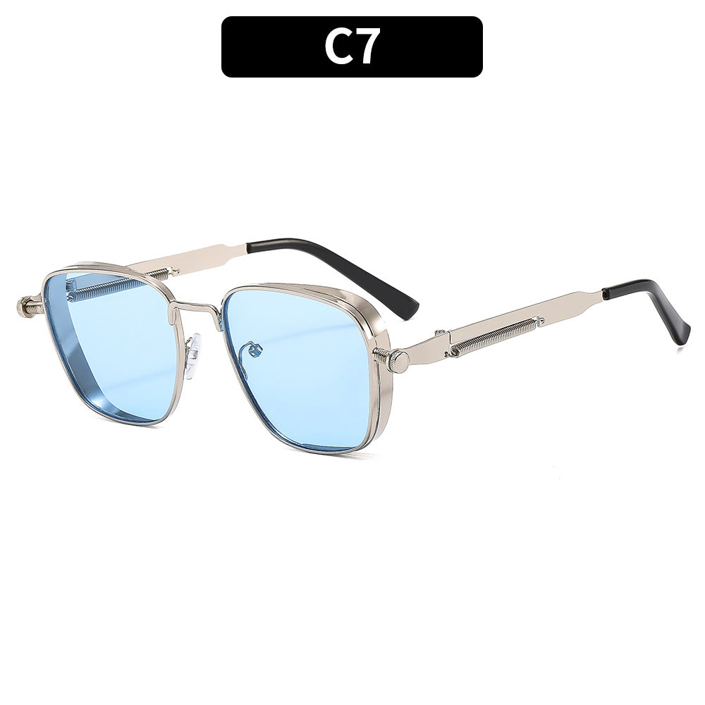 Luxurious Geometric Frame Sunglasses
