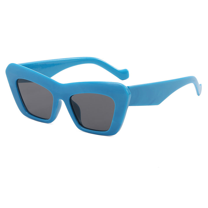 Women's fashionable oversized sunglasses with angular frame Stornfield