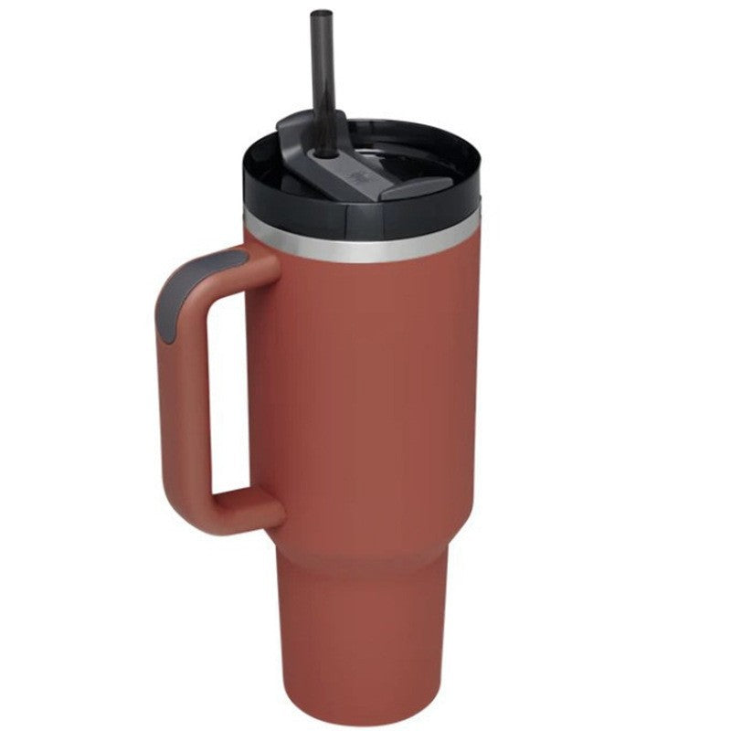 Ladies Insulated Mug with Handle and Practical Straw Stornfield