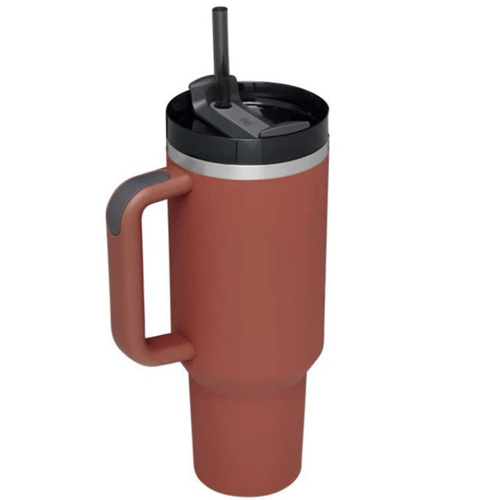 Ladies Insulated Mug with Handle and Practical Straw Stornfield