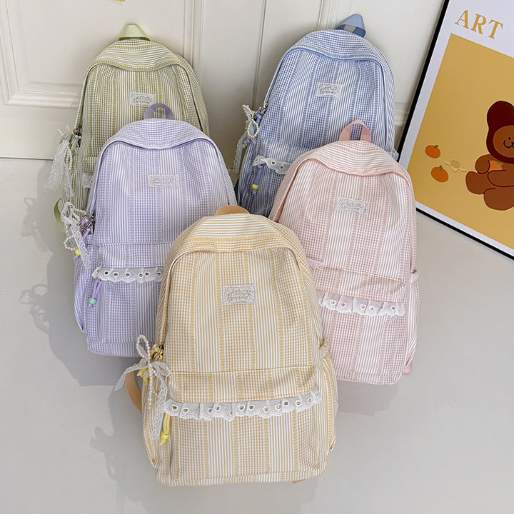 Stylish Striped Design Backpack Stornfield