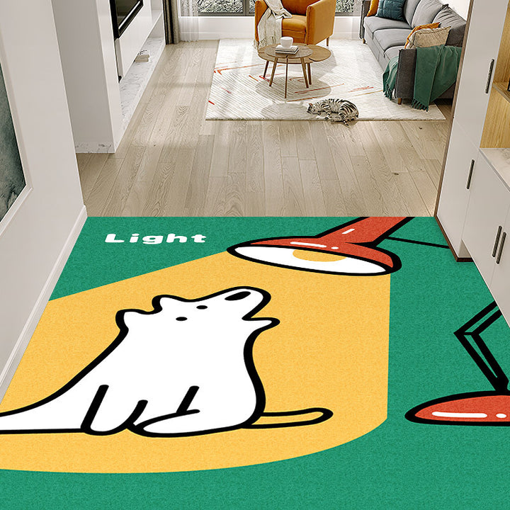 Playful Dog-Themed Area Rug