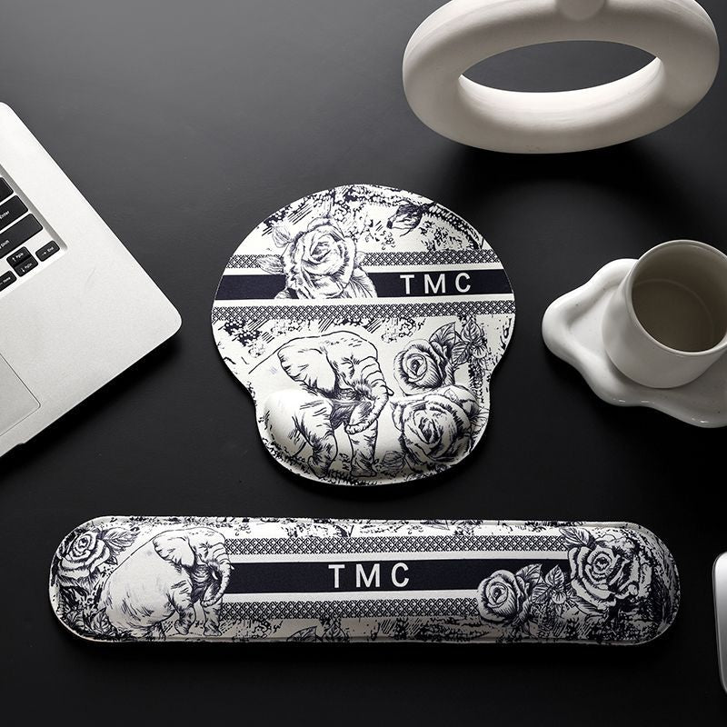 Artistic Floral Mouse Pad