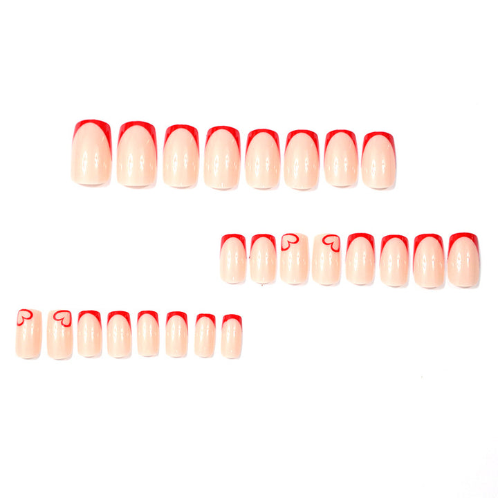 Artistic Heart-Themed Nail Art Enhancements Stornfield