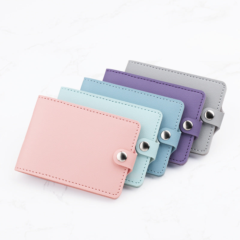 Compact Leather Card Wallet