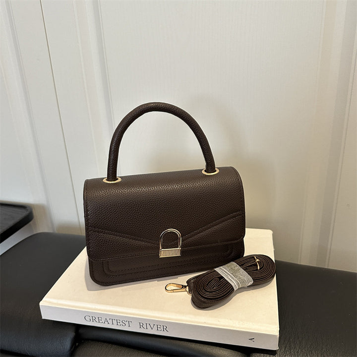 Elegant Structured Handheld Satchel