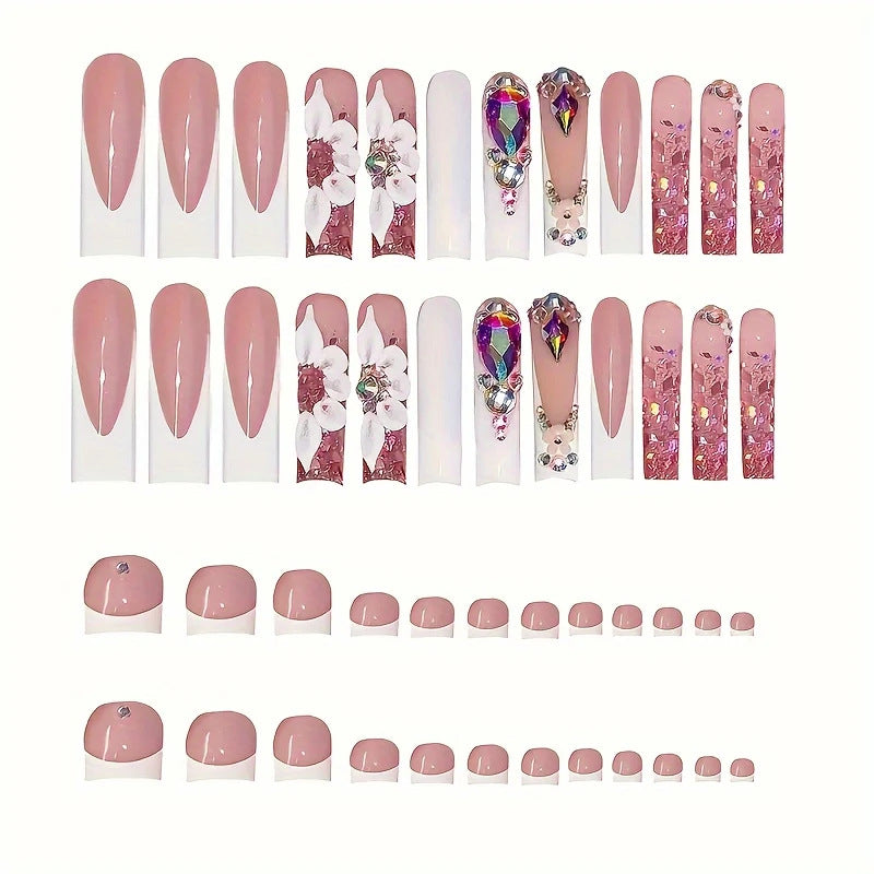 Decorative 3D Nail Art Enhancements Set Stornfield