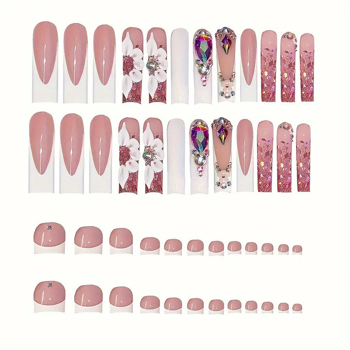 Decorative 3D Nail Art Enhancements Set Stornfield