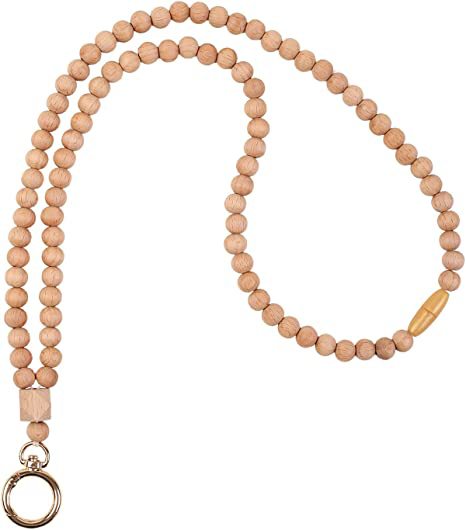 Elegant Wooden Beaded Eyewear Chain Stornfield
