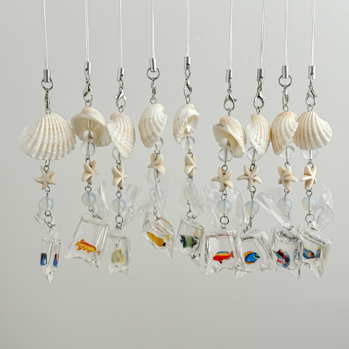Decorative Sea-Inspired Charm Keychain Stornfield