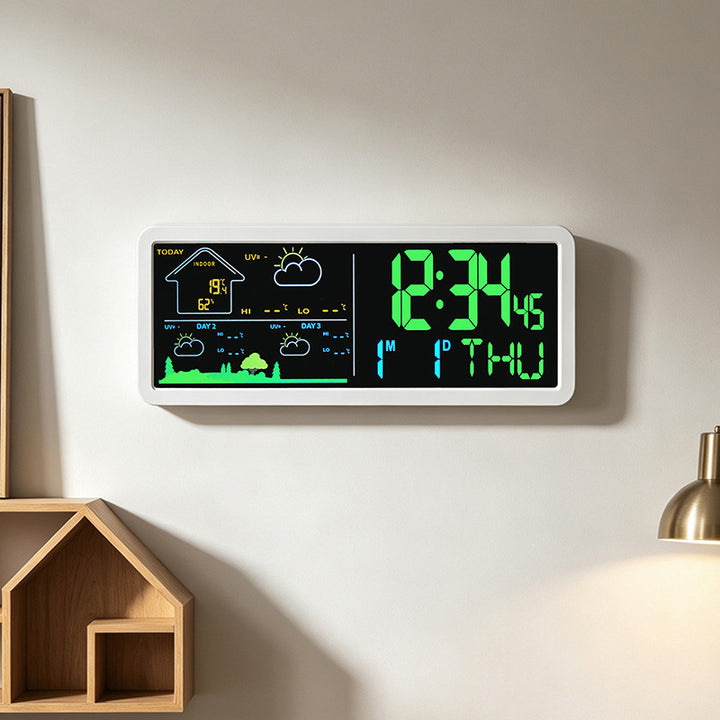 Digital weather and alarm clock with hygrometer Stornfield