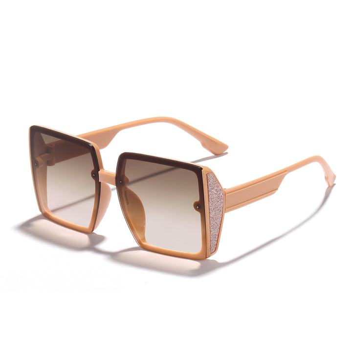 Women oversized sunglasses with shiny accent Stornfield