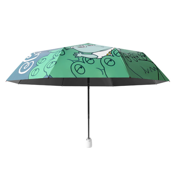 Ladies funny folding umbrella with animal motifs Stornfield