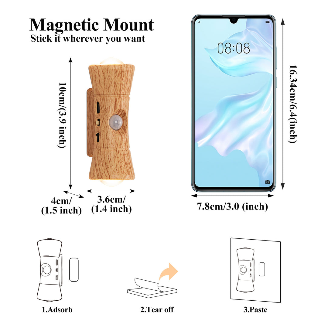 Unique Motion-Sensor LED Wall Light