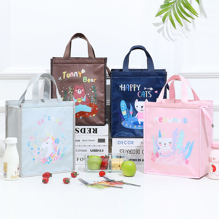 Cute Animal-Themed Insulated Lunch Bag