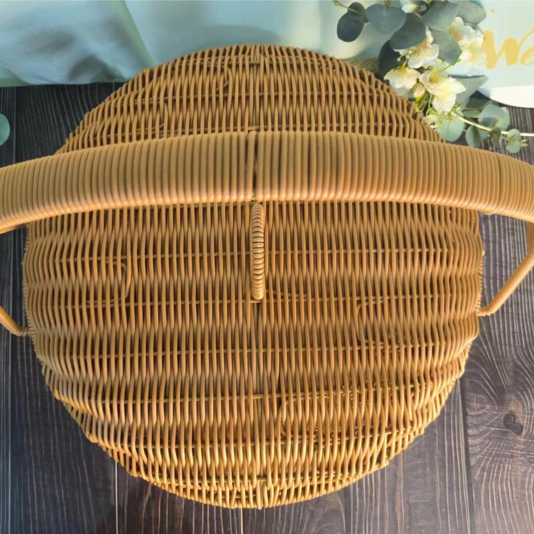 Handcrafted Woven Picnic Basket Stornfield