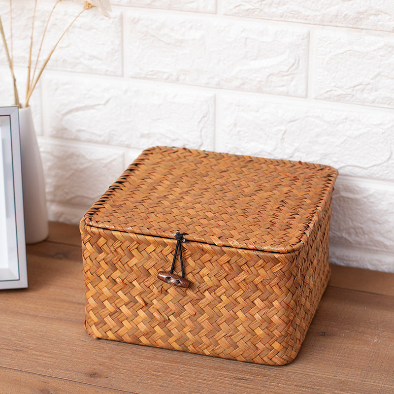 Handmade Woven Storage Cube Stornfield