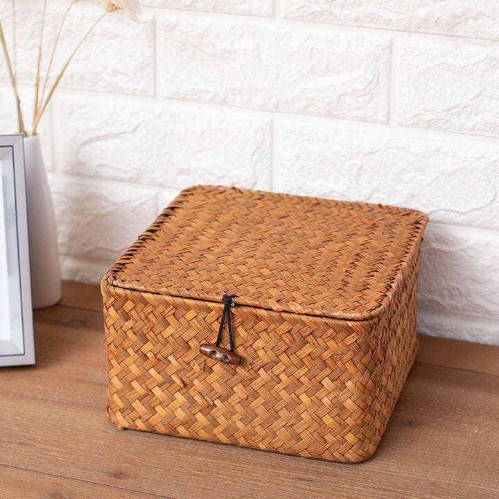 Handmade Woven Storage Cube Stornfield
