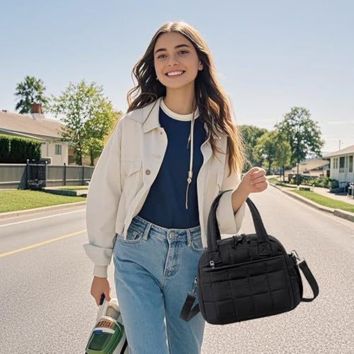 Multifunctional Quilted Shoulder Bag Stornfield