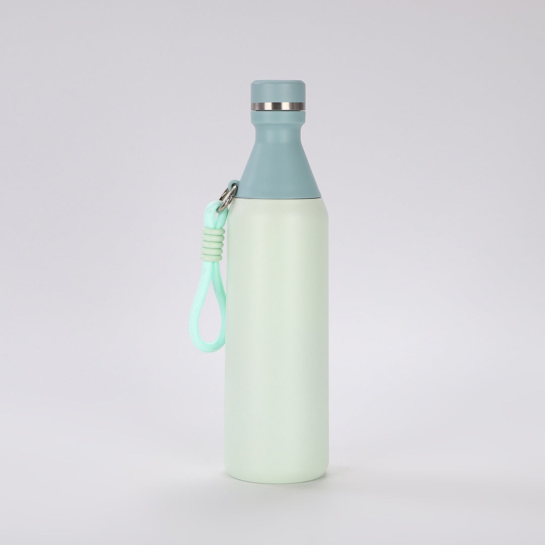 Ladies insulated drinking bottle with practical carrying strap Stornfield