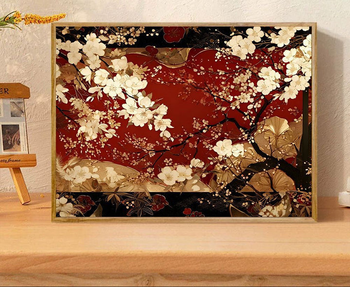 Floral-Themed Decorative Art Print Stornfield