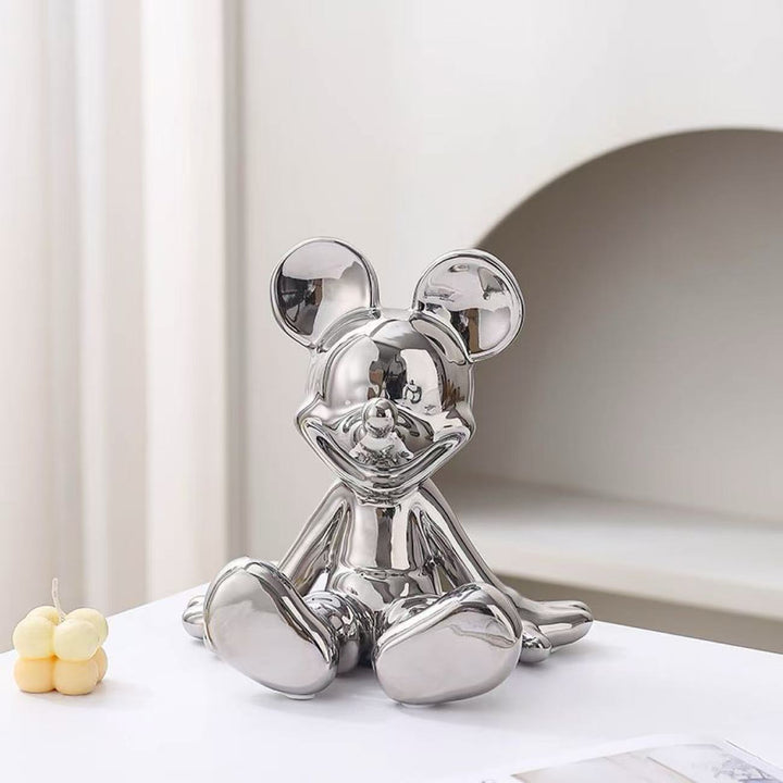 Decorative Metallic Character Sculpture for Home Display