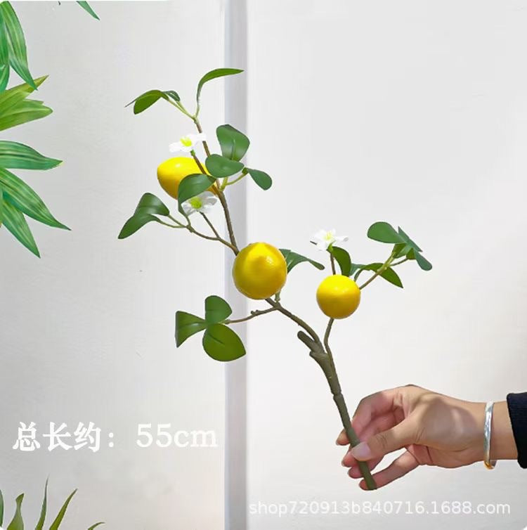 Scandinavian Lemon Vase Ornament