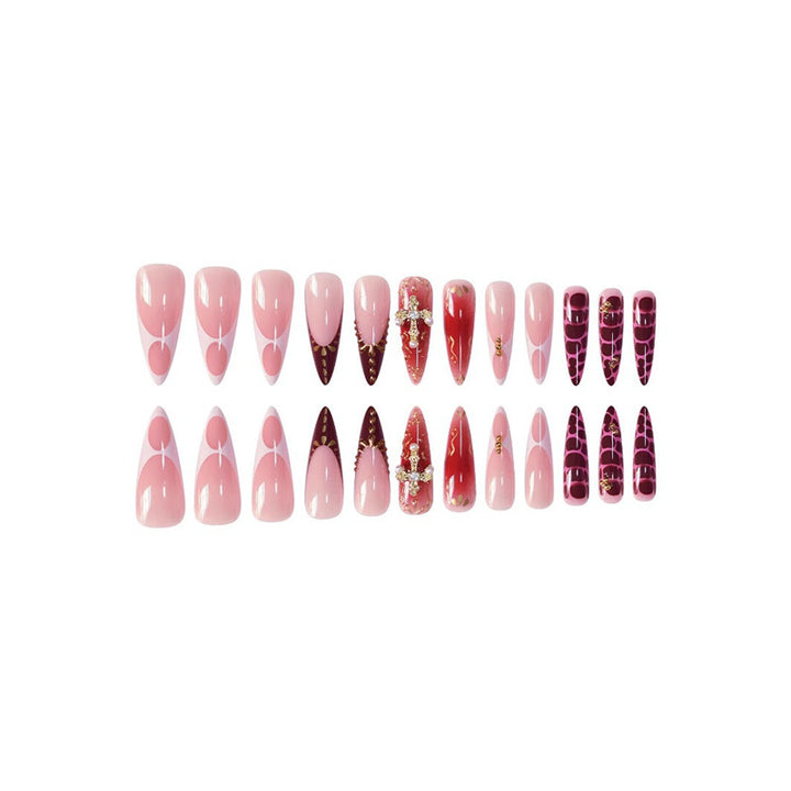 Elegant Stiletto Press-On Nail Set Stornfield
