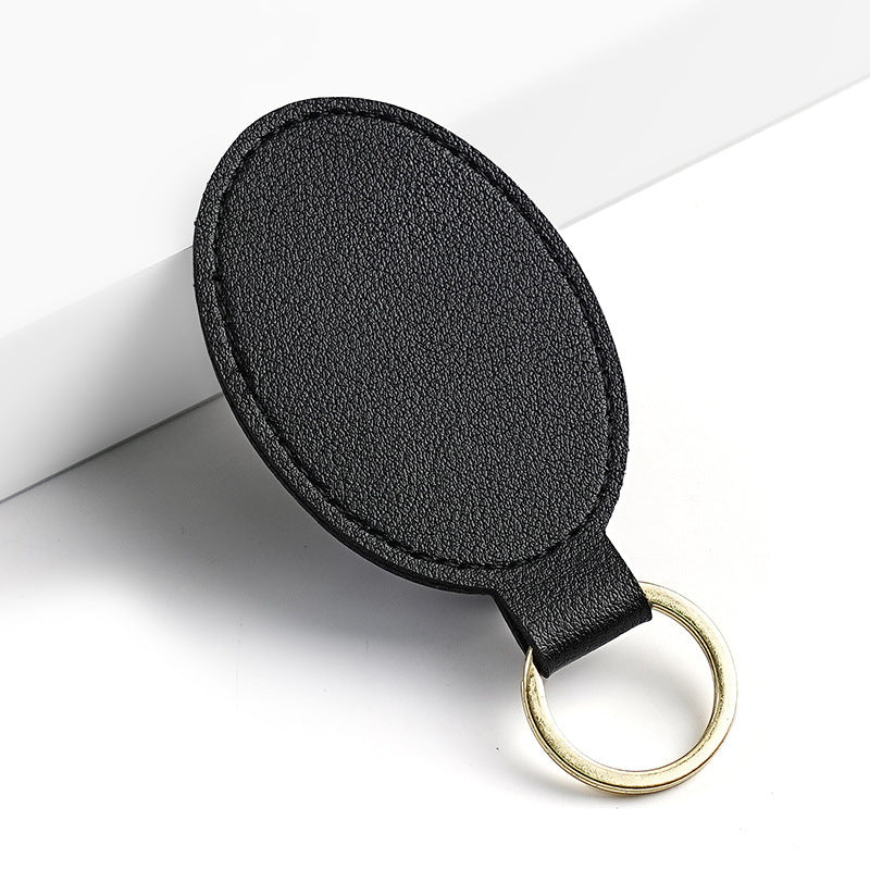 Unisex keychain made of high-quality artificial leather with stylish design Kalsten