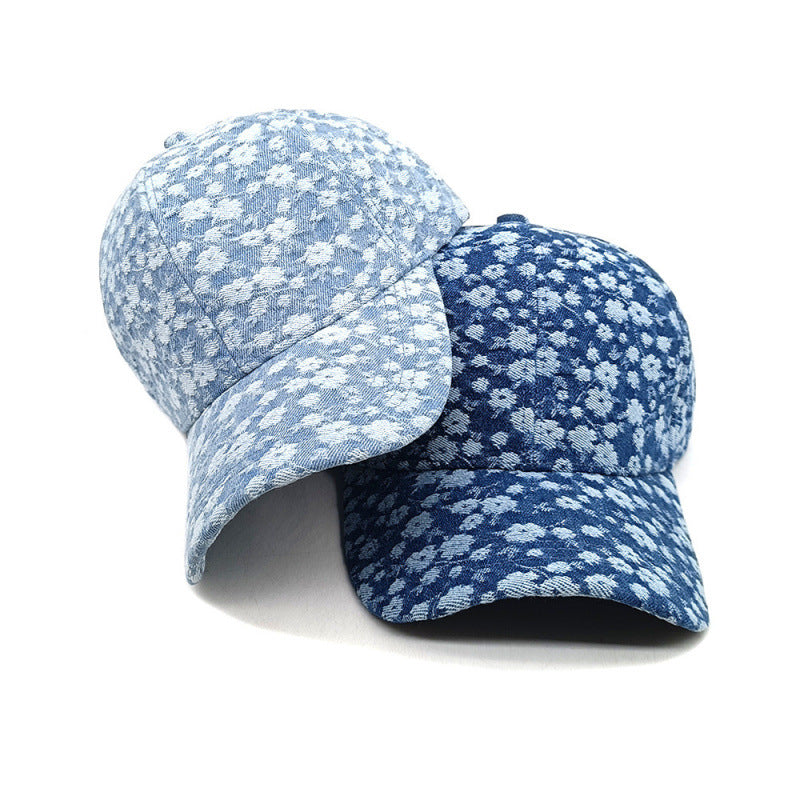 Women's Floral Textured Cotton Baseball Cap Stornfield
