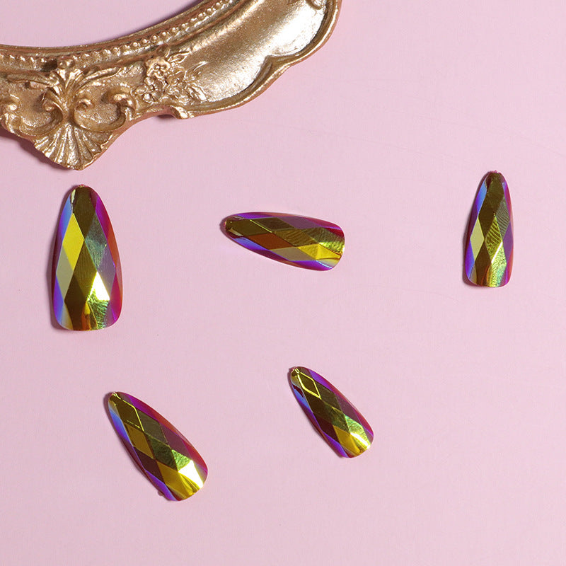 Decorative Faceted Press-On Nail Tips Stornfield
