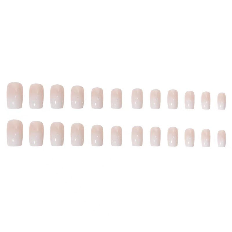 Glossy Clear Press-On Nail Set