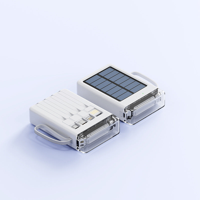Solar power bank with multifunctional design and integrated fast charging function Stornfield