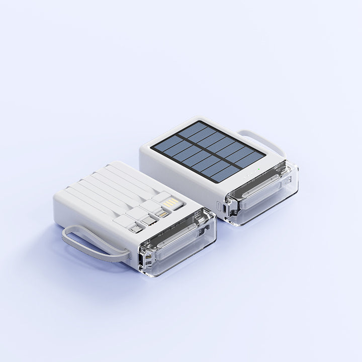 Solar power bank with multifunctional design and integrated fast charging function Stornfield
