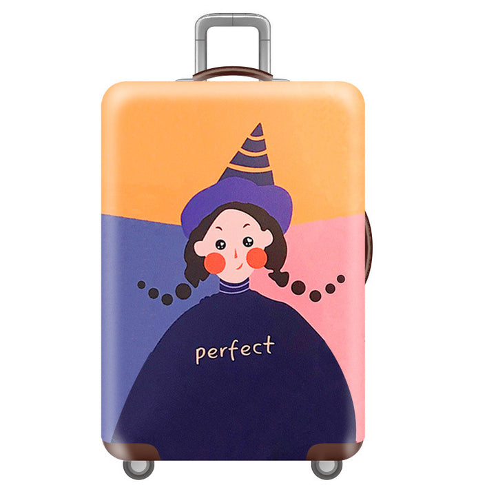 Women's Hard Shell Suitcase with Unique Illustration Design Stornfield