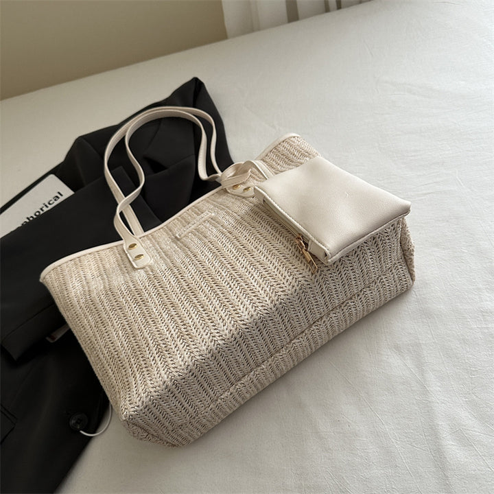 Casual Woven Beach Tote